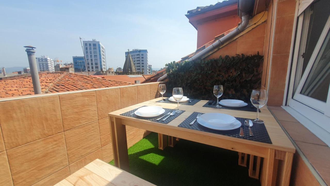 Las Terrazas De Gueeli 6 Pax Wifi - Garaje - Vistas - Vut-3391-As Gijón Zewnętrze zdjęcie